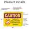 Signmission Radiation & Laser Sign, 12 in H x 18 in W, Vinyl Decal, Rectangle OS-2PACK-CR-D-1218-L-10193 - alternate 4